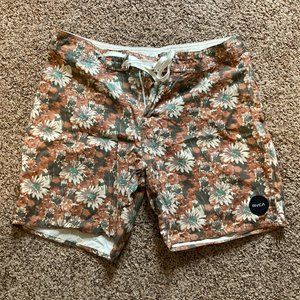 RVCA Boardshorts 34 Vintage Brushed